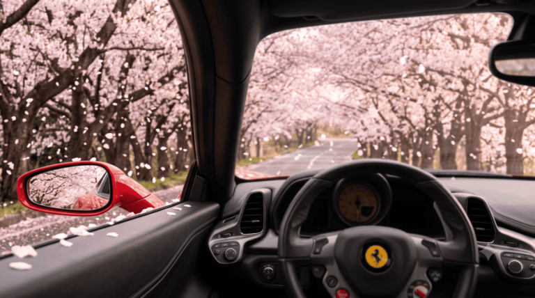 桜並木の下で感じる春の訪れ